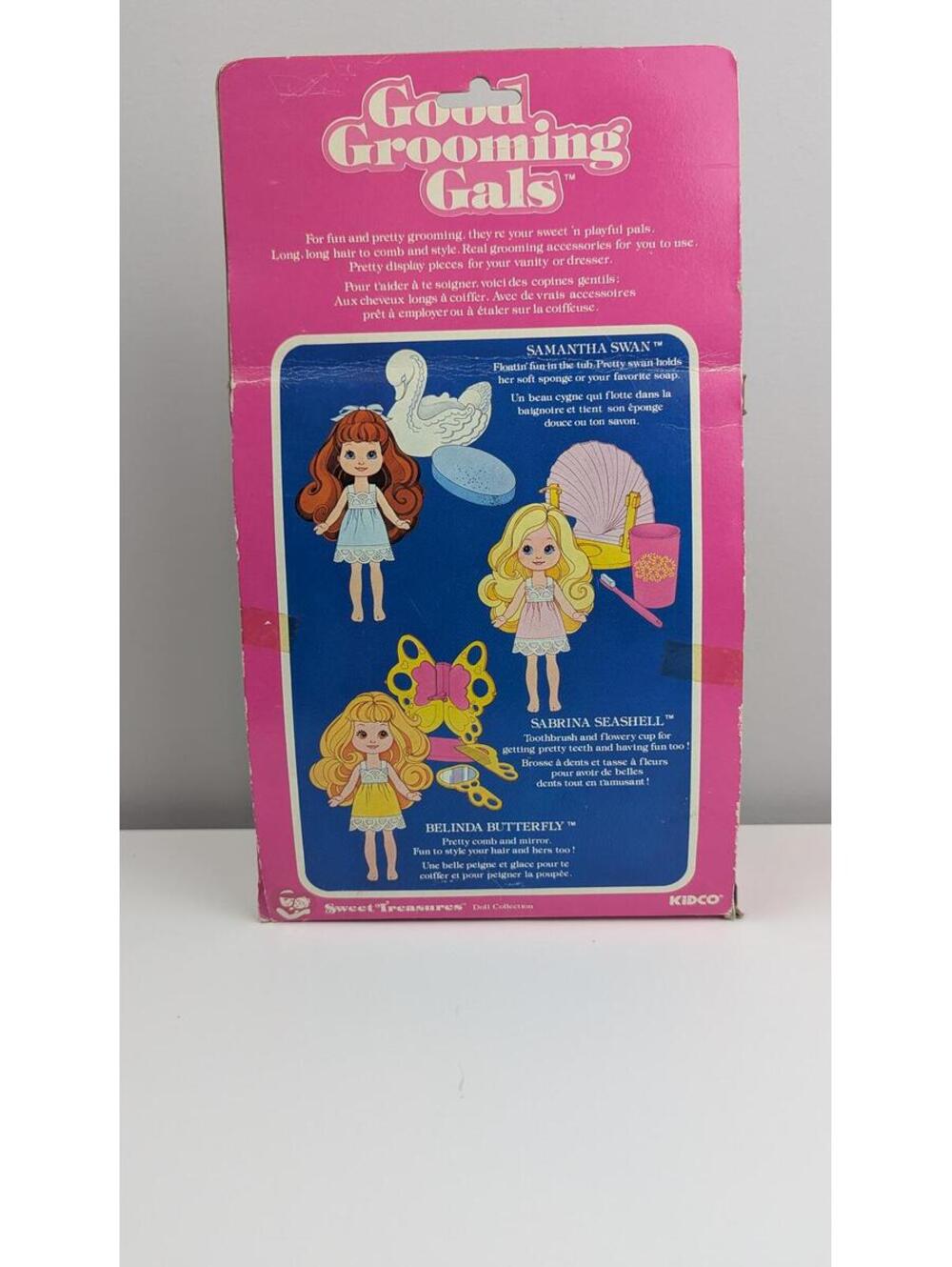 Vintage Kidco Good Grooming Gals Belinda Butterfly Doll Set NIB - Picture 2 of 7